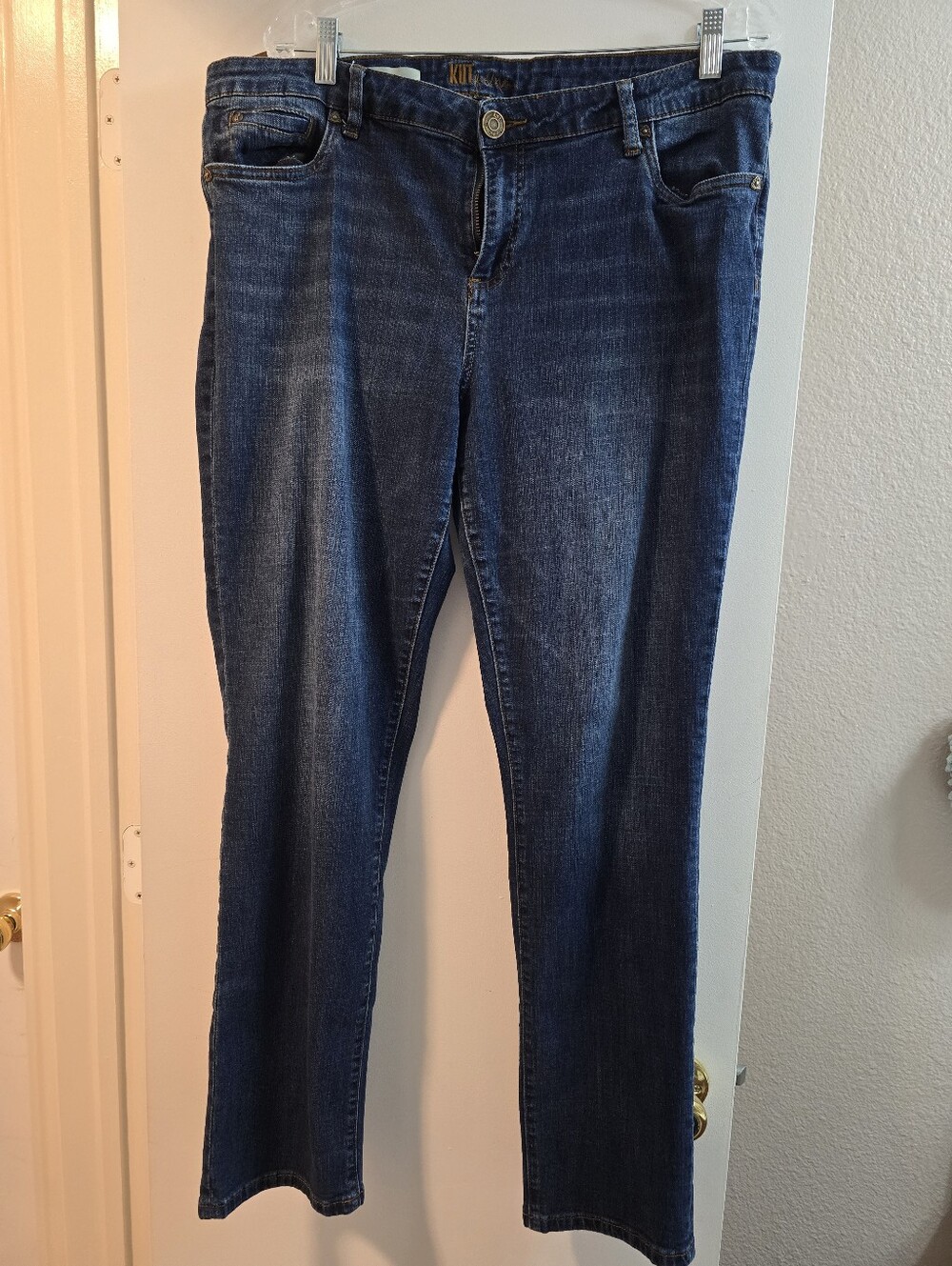 27 Kut from the Kloth Straight Leg Dark Blue Jeans